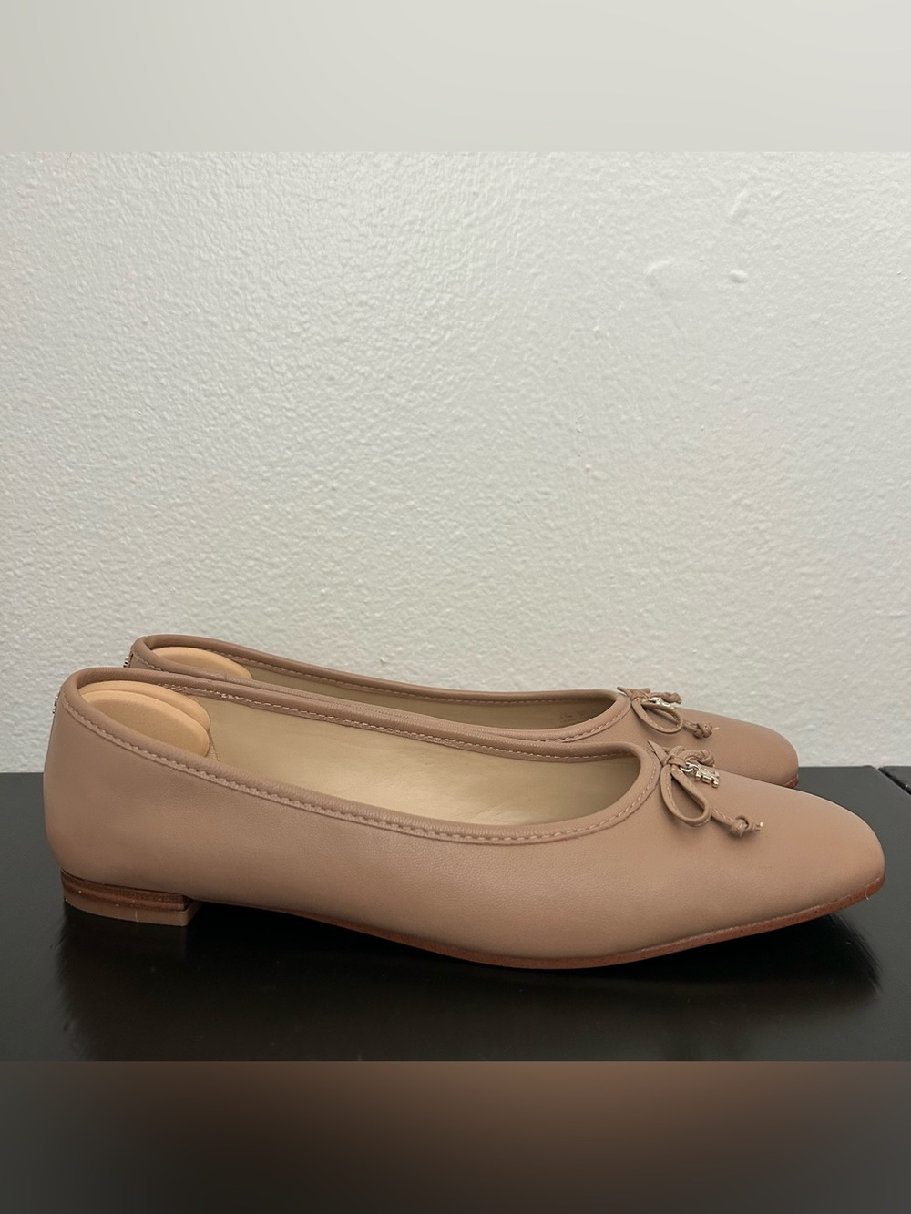 Sam Edelman Alie Ballerina Slip-On Ballet Flats Size 9.5 French Sand Leather Tan - Picture 3 of 11